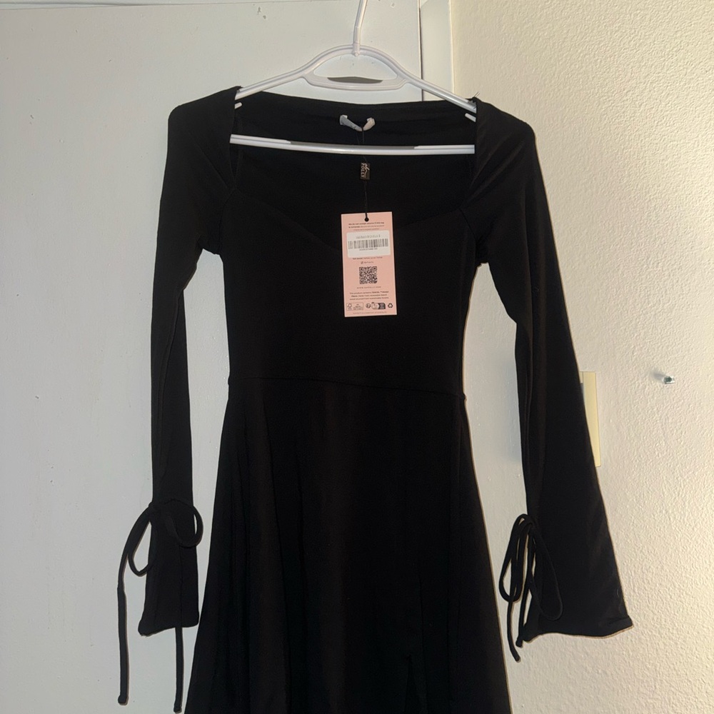 Oh Polly Amryn long sleeve A line dress